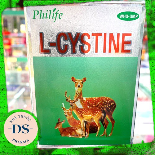 Viên uống đẹp da, tóc, móng L-Cystine Philife (Hộp 60 viên) | BigBuy360 - bigbuy360.vn