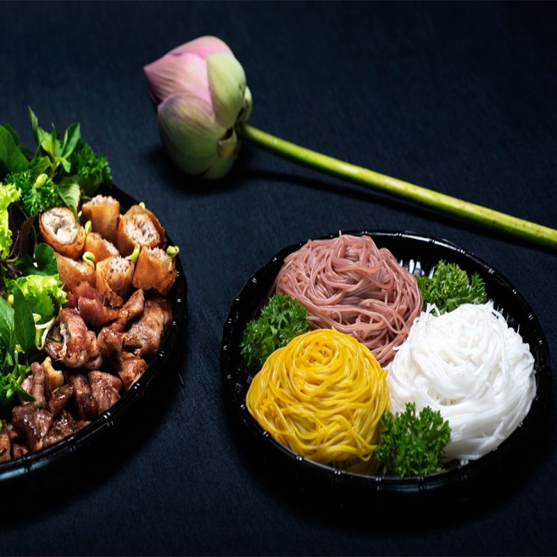 Bún tươi cao cấp gạo huyết rồng Mekong River gói 300gr