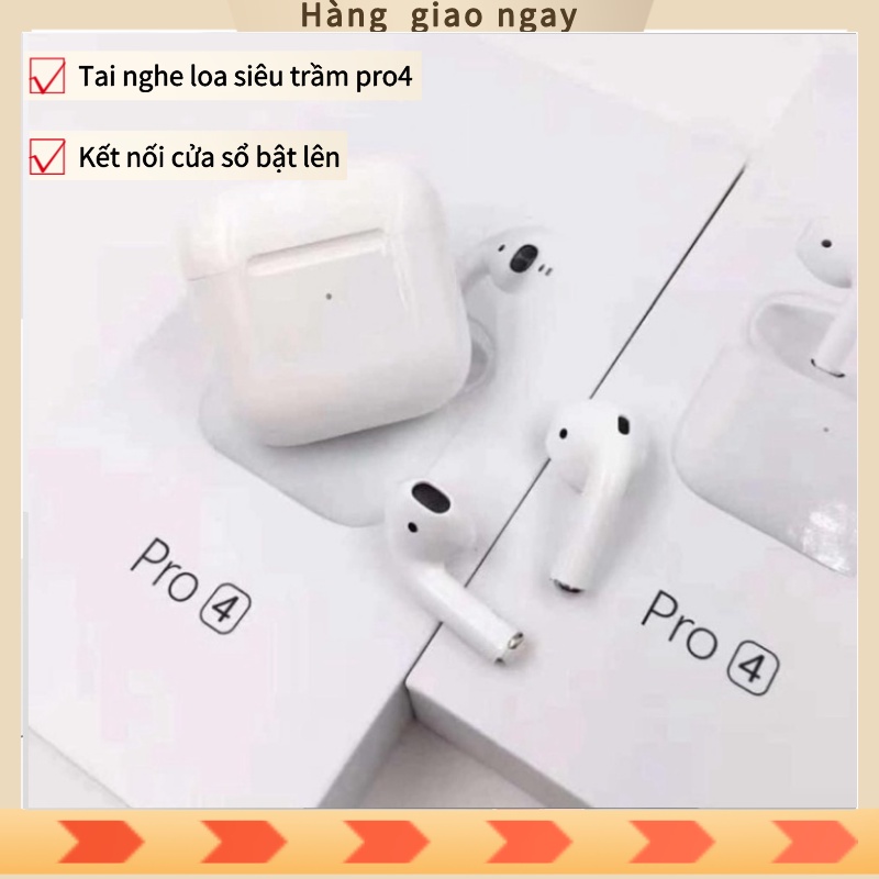 Tai Nghe Bluetooth 5.0 Không Dây Mini Pro4 Tws Tiện Dụng