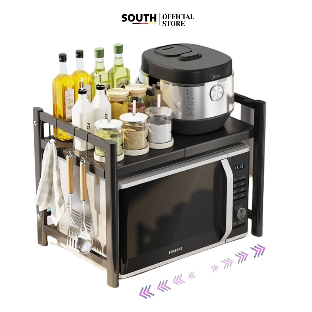 Kệ để lò vi sóng SOUTH KVS11 tùy chỉnh kích thước phiên bản thanh OVAL cao cấp