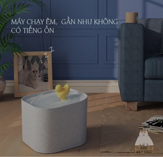 Máy nước tự động hình vịt cho thú cưng