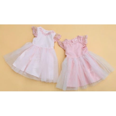 [100-140] Đầm voan 2 lớp thêu rode Roem Girls