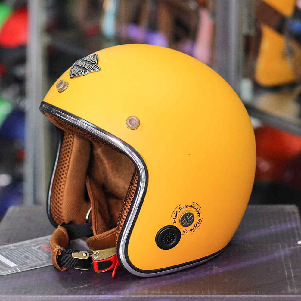 Mũ Bảo Hiểm 3/4 Napoli Version Harley - Bảo Hành 12 Tháng