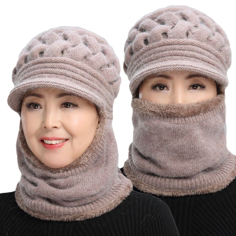 mũ len lót nỉ cho bà cho mẹ siêu ấm