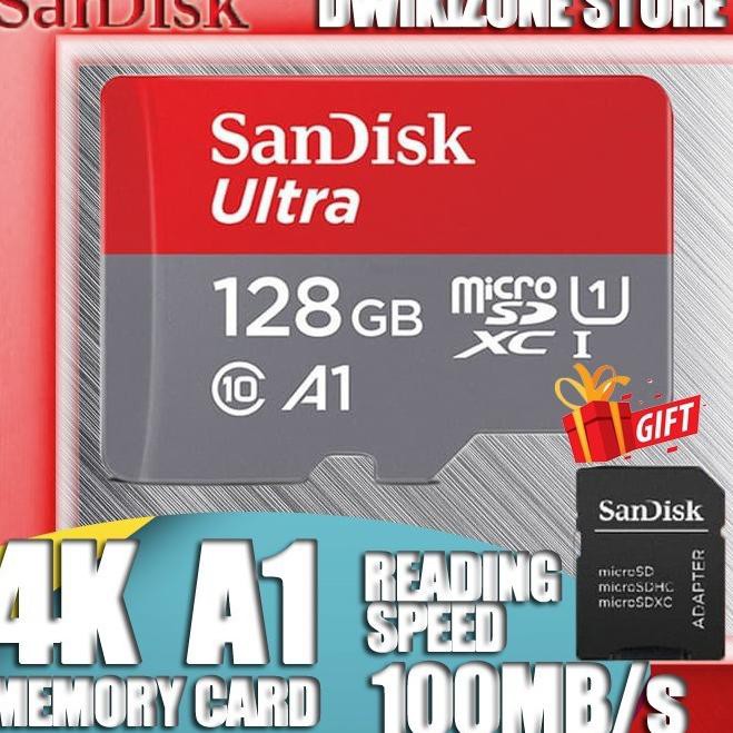 Thẻ Nhớ Micro Sd Sandisk 128gb Ultra Uhs I 1 Class Mbps Amb / S Microsd 128gb Sdxc Nkh