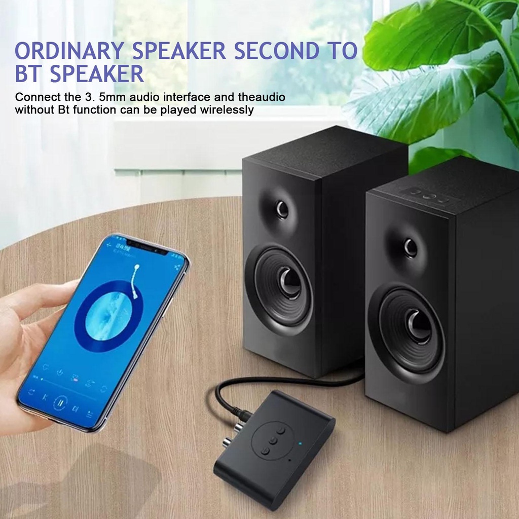 Thiết Bị Thu Bluetooth B21 Tích Hợp NFC Bộ điều hợp không dây âm thanh nổi với Mic Cho Loa Và Amply Hỗ Trợ Cổng 3.5mm, AV, USB