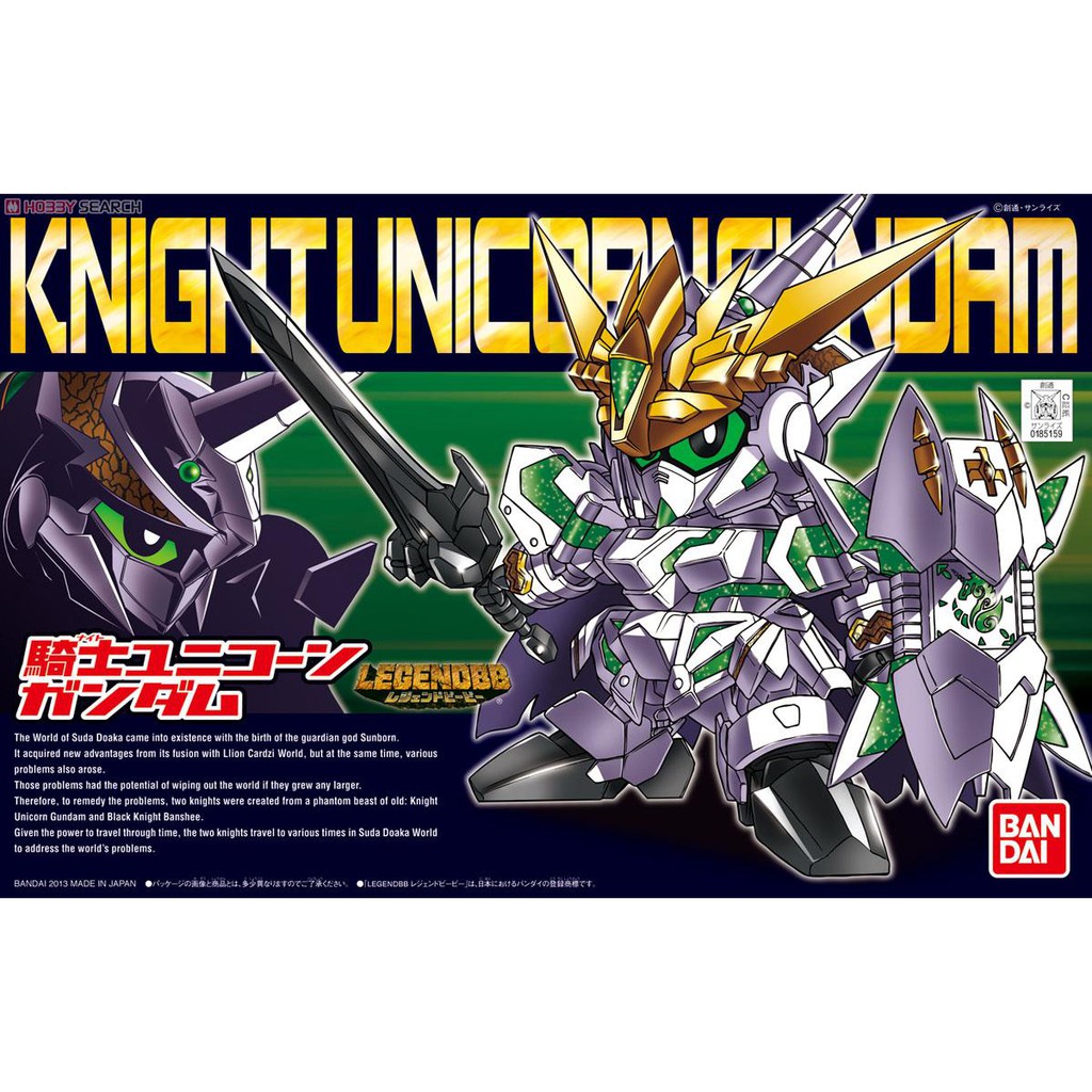Mô Hình Gundam Sd Knight Unicorn Bandai Đồ Chơi Lắp Ráp Anime Nhật