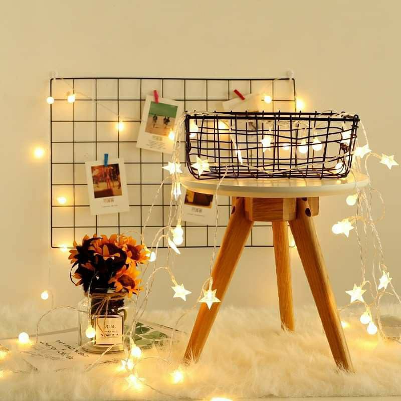 Khung Lưới Trang Trí 35x50cm (tặng kẹp gỗ và đinh treo tường)