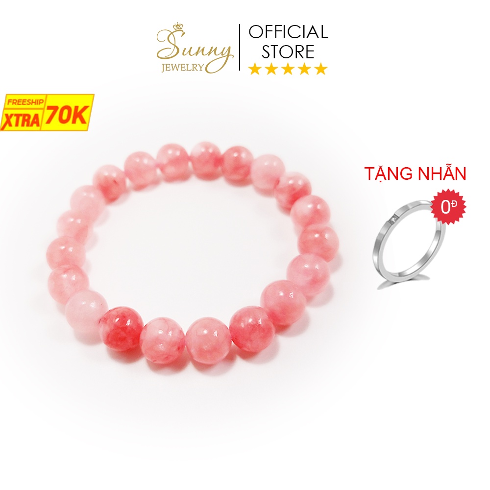 Vòng Tay Phong Thủy Hút Tình Duyên Dành Cho Nữ, Vòng Tay Cho Người Hợp Mệnh Hỏa,Thổ - Sunny Jewelry