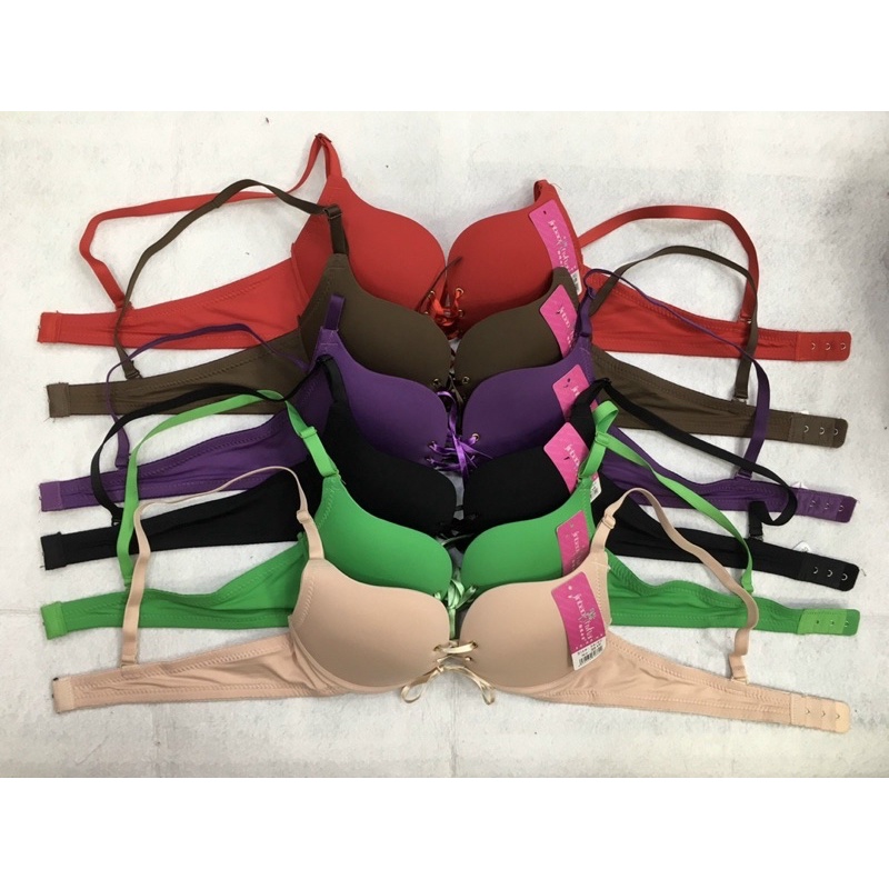 Áo ngực (3939) trơn cài sau có dây rút trước