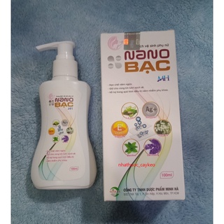 Dung dịch vệ sinh phụ nữ Nano Bạc Minh Hà Việt Nam chai 100ml