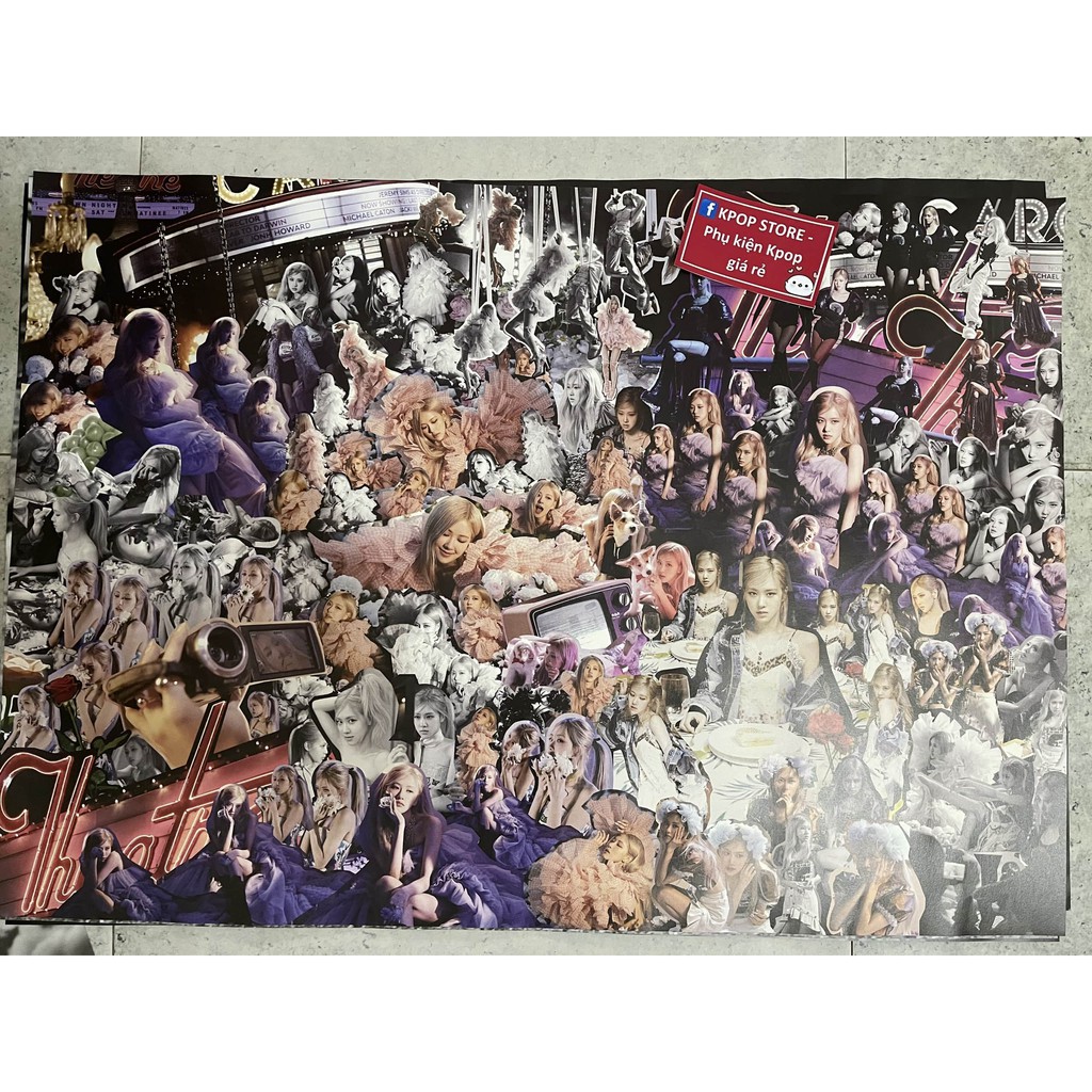 Poster offical BTS MOTS7 BLACKPINK