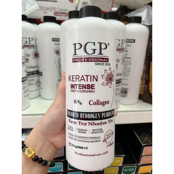 Oxy Nhuộm Tóc Chống Rát Siêu Mềm Mượt PGP 1000ml