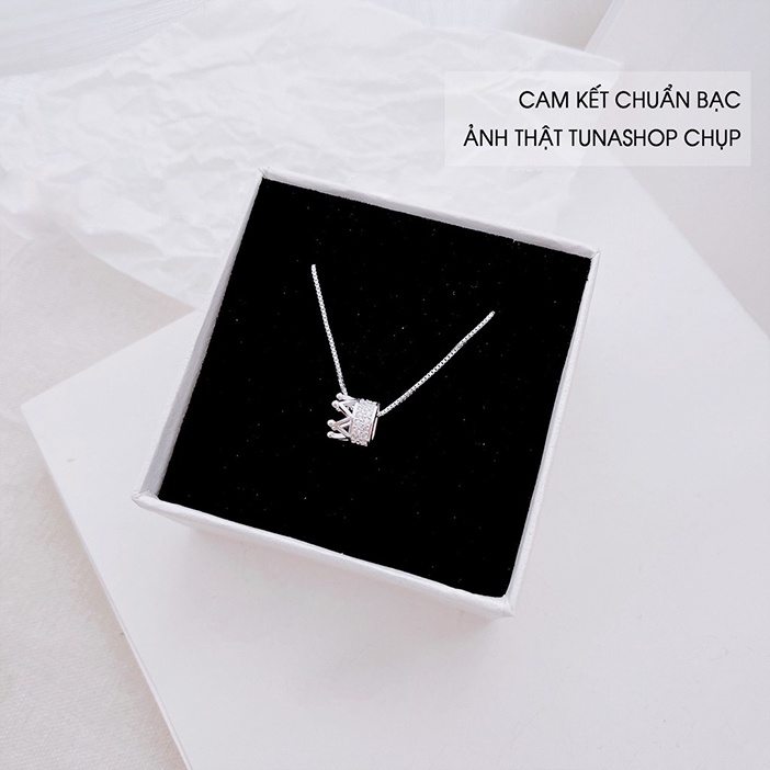 Dây chuyền bạc ATJ9081 mặt vương miện cao cấp, vòng cổ nữ Crown Necklace - ANTA Jewelry