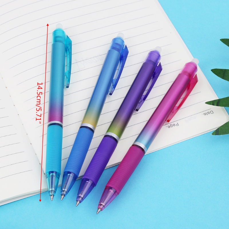 Bút Mực Gel Ngòi 0.5mm Có Thể Xóa Được Màu Sắc Cầu Vồng