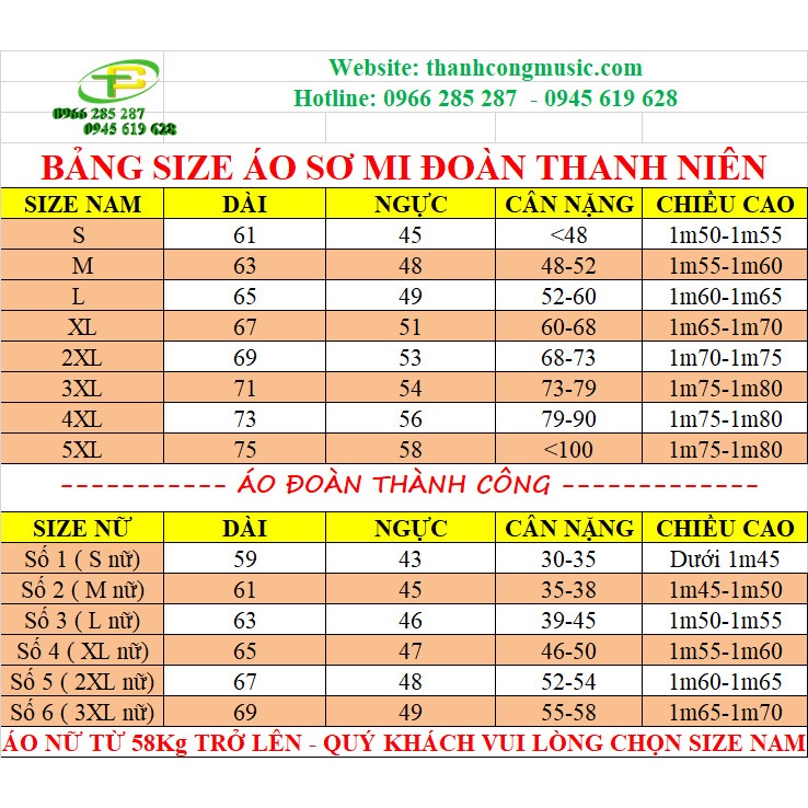 Áo đoàn thanh niên tay ngắn ( Logo thêu) | Nhạc cụ Thành Công