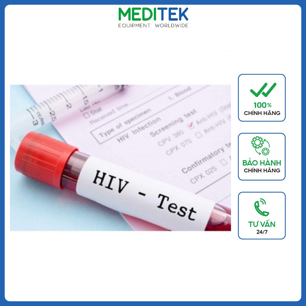 Test nhanh HIV kháng thể ONE STEP chính hãng, dạng que Hộp/50 que