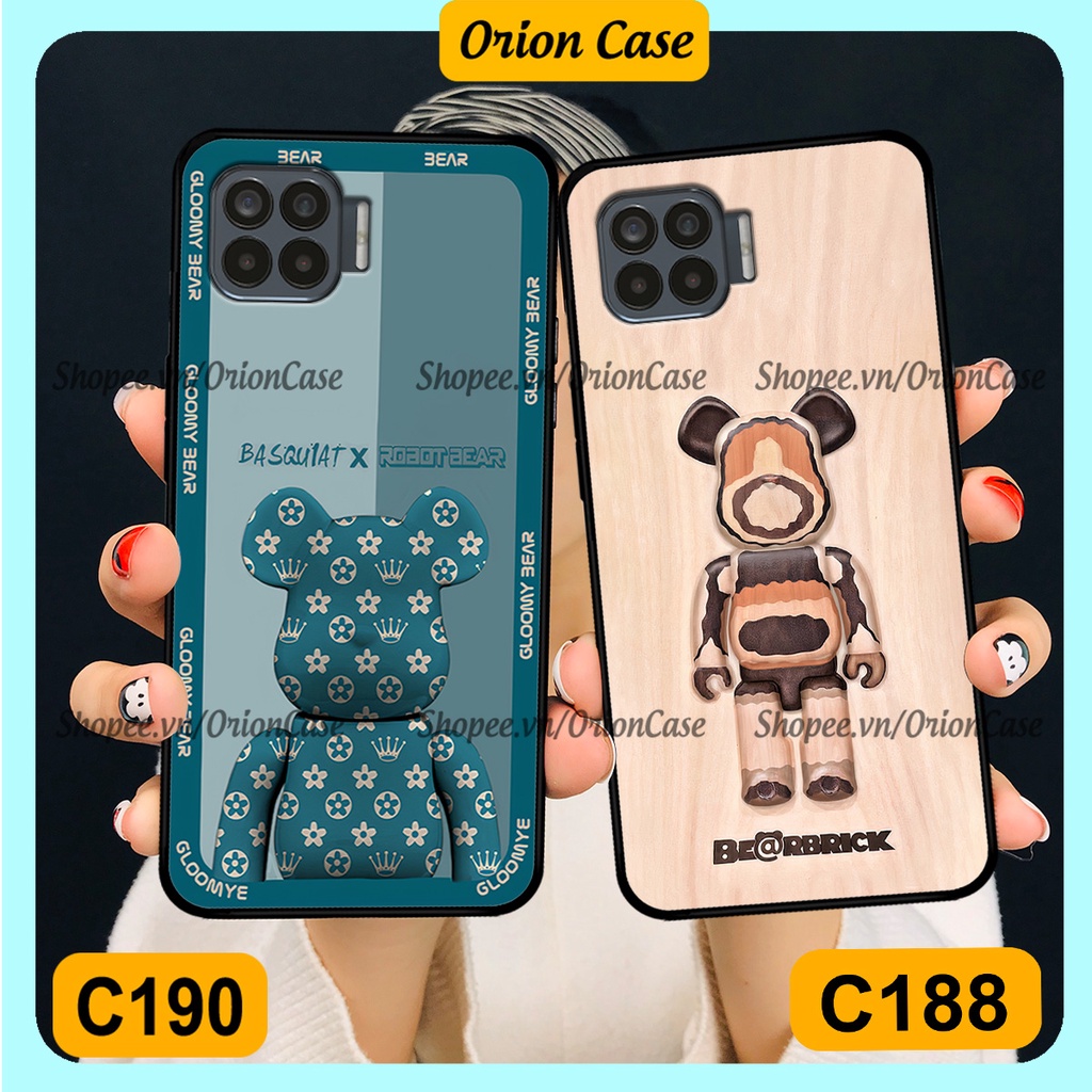 Ốp lưng Oppo A73 / A93 in hình bearbrick 3D thời trang, cá tính. ốp chống sốc, bền đẹp