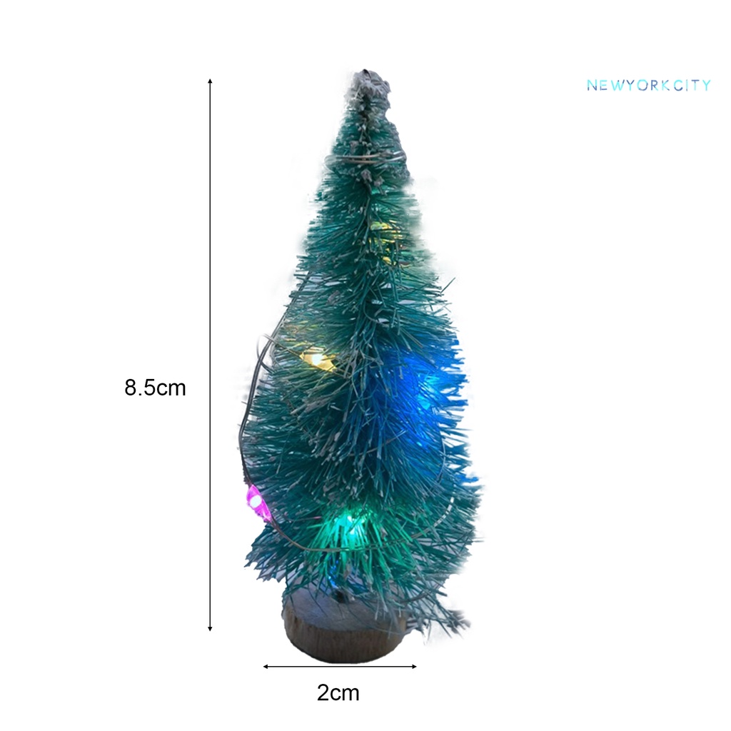 Ny-đồ Chơi Cây Thông Giáng Sinh Nhỏ Gọn Nhẹ Như Thật Trang Trí Cảnh Quan Giáng Sinh Fl