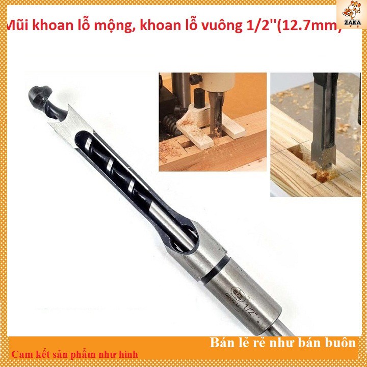 Mũi khoan đục mộng, khoan lỗ vuông