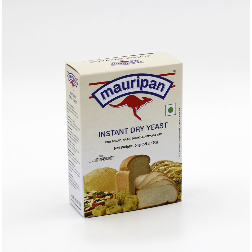 Men nâu- men khô- men bánh mì Mauri - Instant Dry Yeast (Hộp 5 gói)