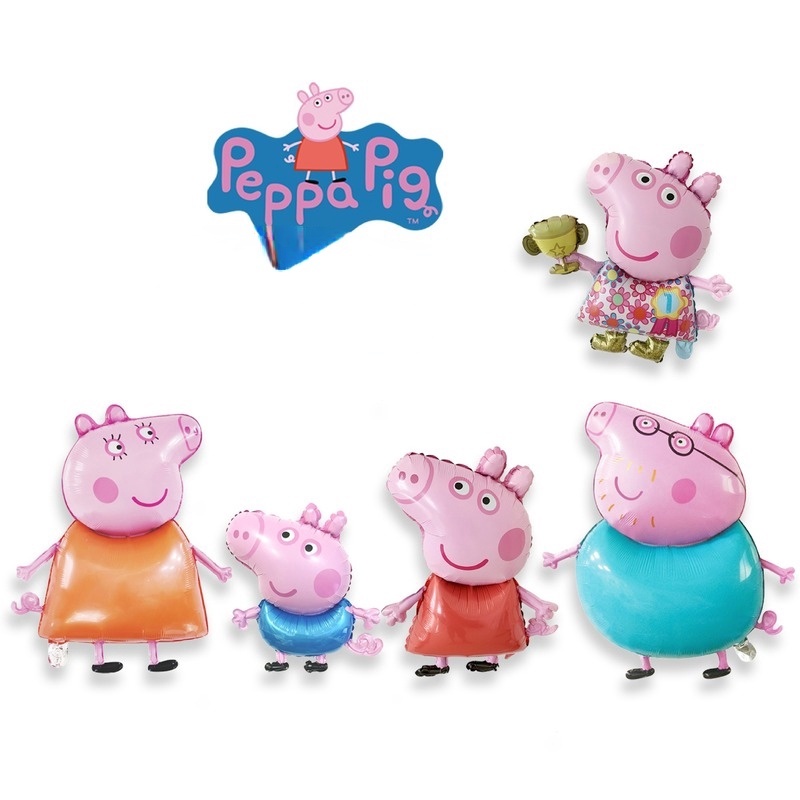 Bong bóng nhôm hình heo peppa 3D xinh xắn