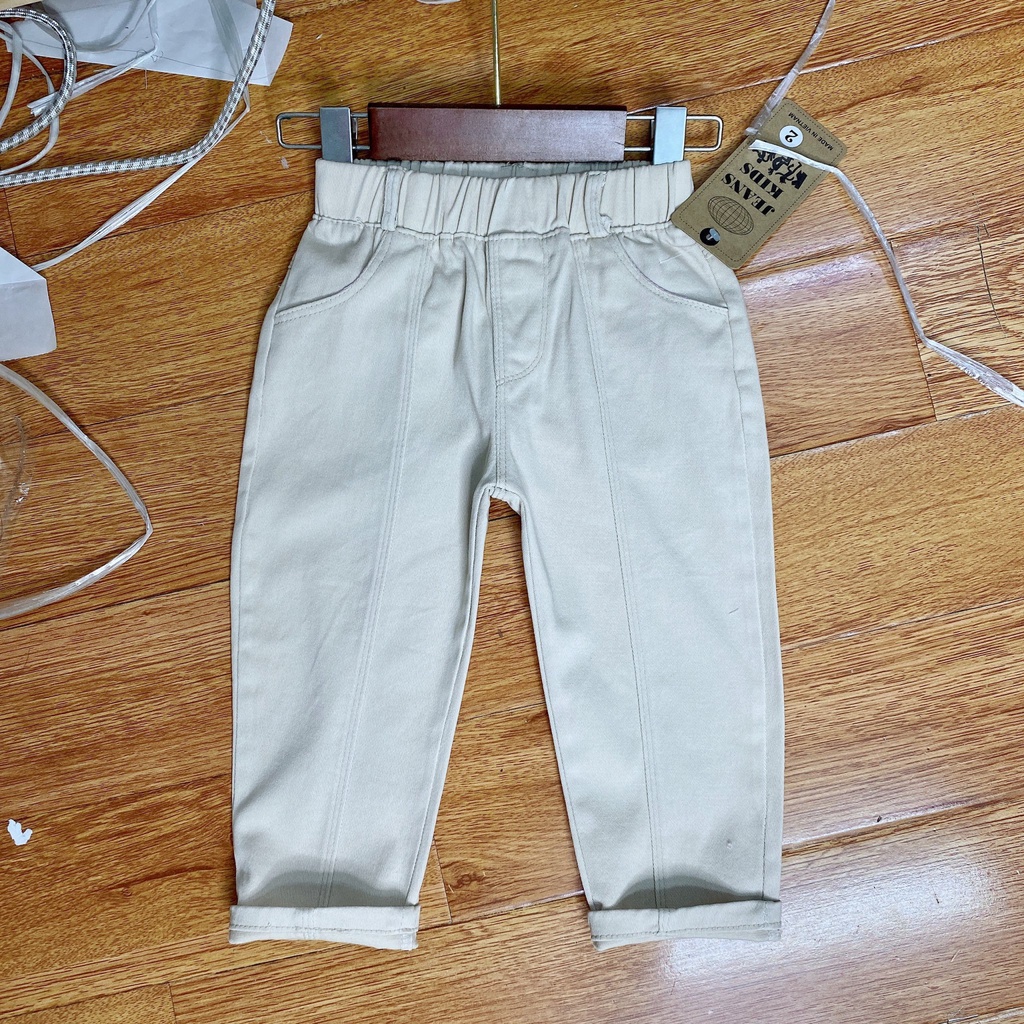 Quần kaki dài có 4 túi thật cho bé 8-33kg❤️Chất kaki mềm đẹp co giãn❤️RẺ VÔ ĐỊCH❤️