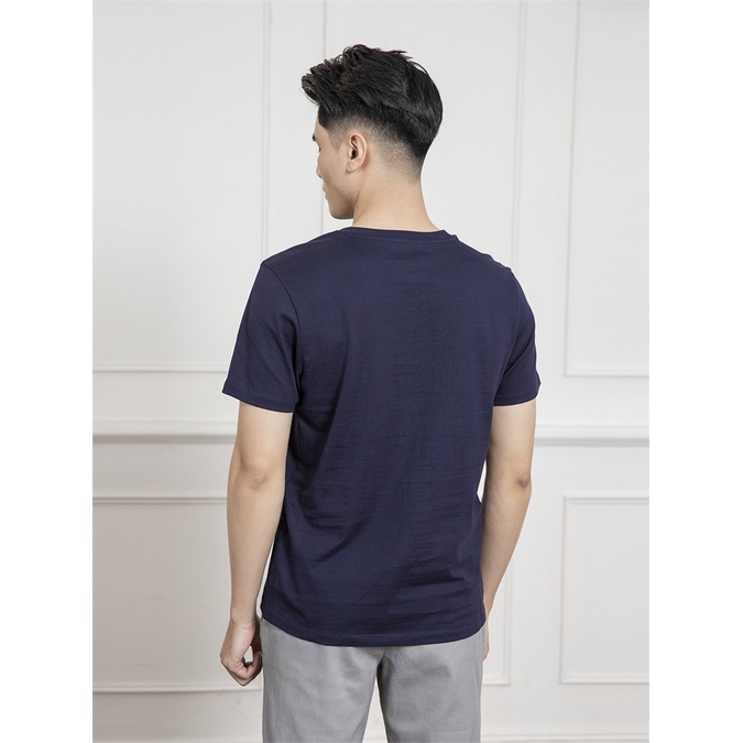 Áo thun nam ngắn tay ARISTINO phom Regular fit, chất cotton cao cấp mềm mại, thấm hút tốt -  ATS018S1