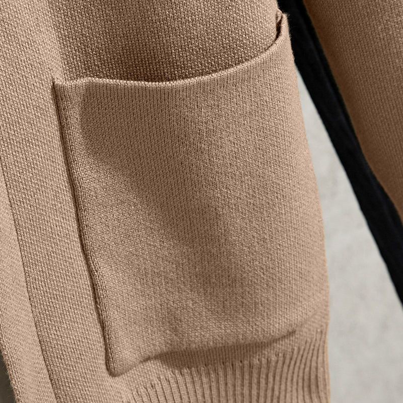 Áo khoác len cardigan dáng Slim fit logo chữ B