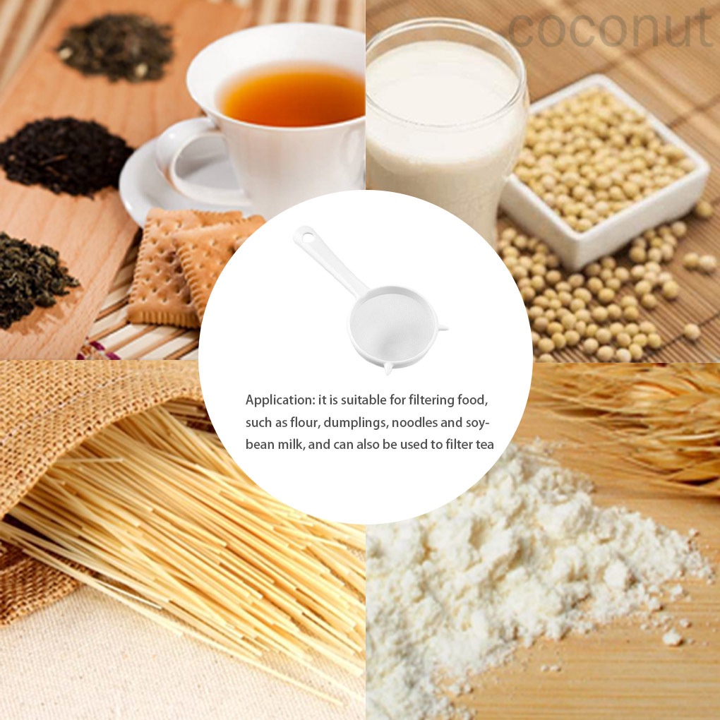 Rây lọc bằng nhựa không lo gỉ có thể tái sử dụng cho nhà bếp