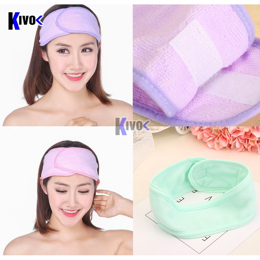 Băng Đô Nữ / Nam - Cài Tóc Rửa Mặt Makeup Skincare Thấm Mồ Hôi Cá Tính Cute JIASHY 0278 Headbands female/male-set hair w