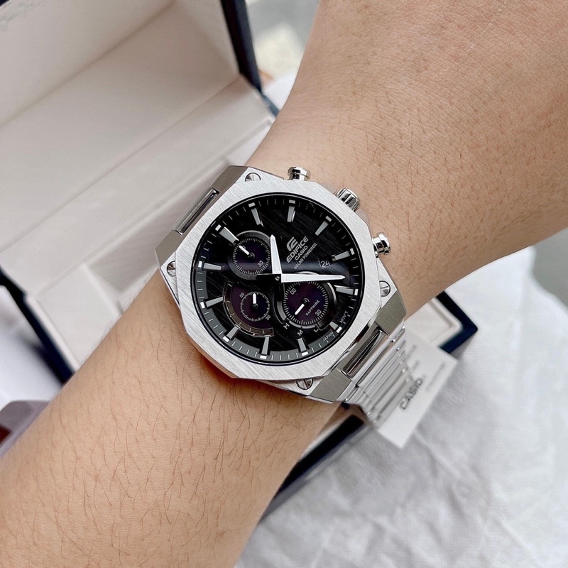 Đồng Hồ Nam Casio Edifice EFS-S570D-1A Case 44mm Kính Sapphire Chống Trầy