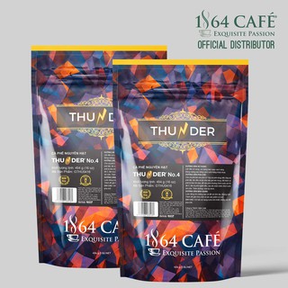 908g Cà Phê Thunder No.4 Xay Sẵn Pha Phin Gu Việt - 1864 CAFÉ
