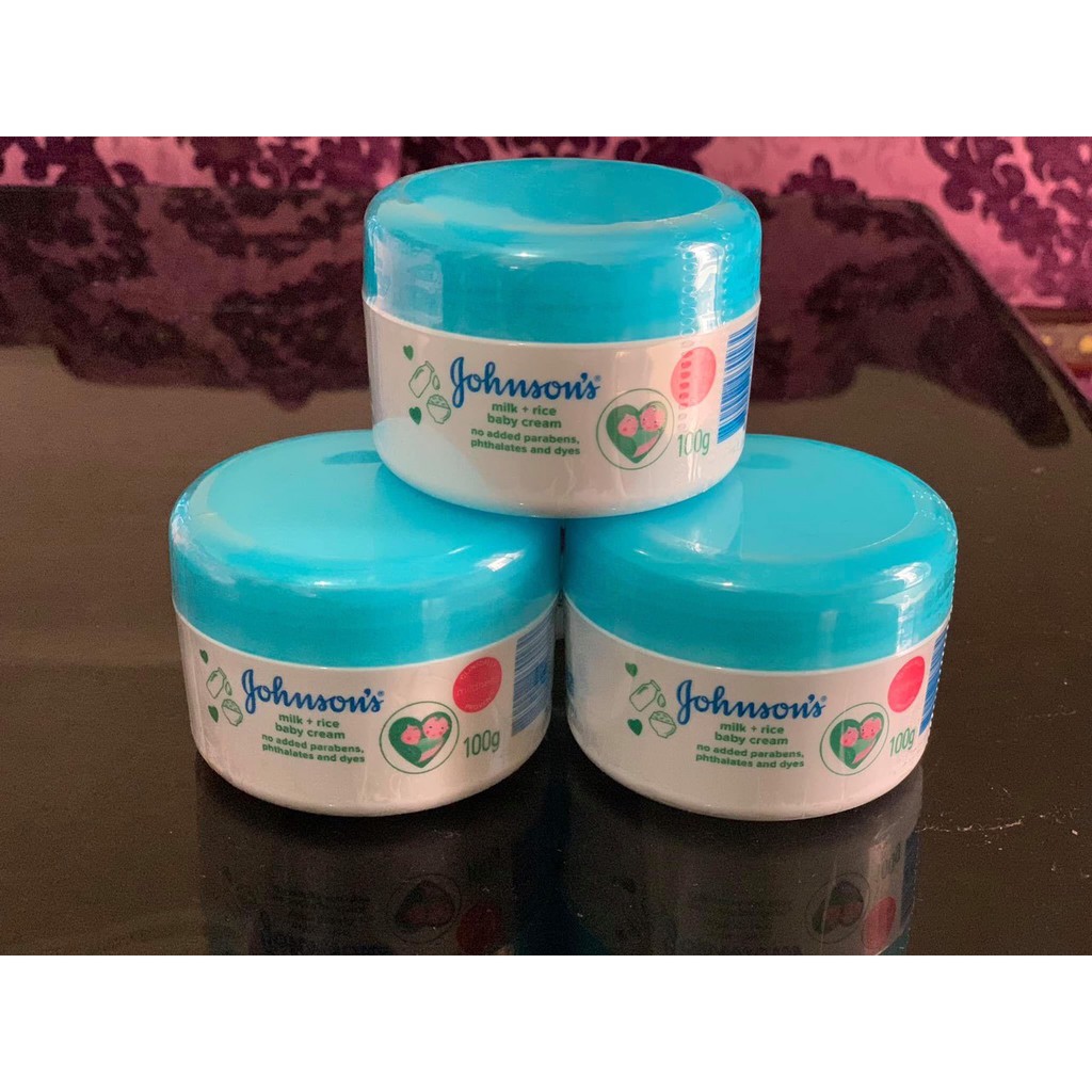 Kem dưỡng thể Johnson's Milk & Rice Baby Cream