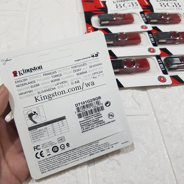 USB Kingston 8GB - DT101 Hàng Cao Cấp