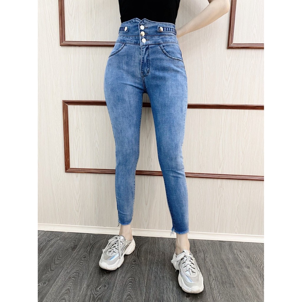 quần jean cap cao cho nữ hót 2021 freeship