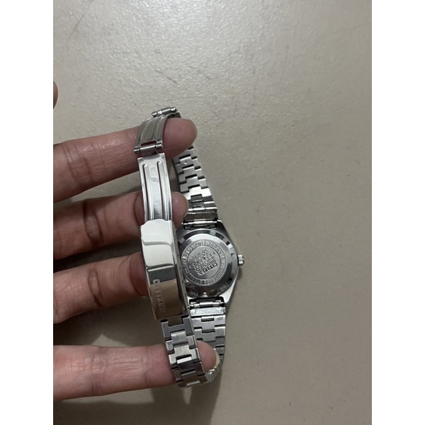 Đồng Hồ Nữ mặt xanh citizen có lịch
