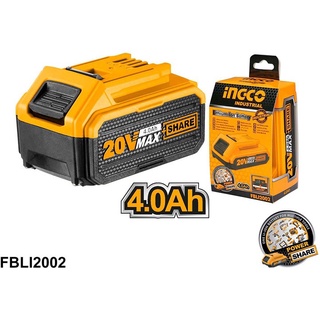 Pin lithium 20v- 4ah ingco fbli2002