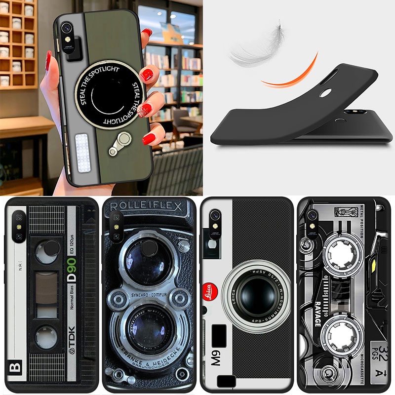 Ốp Điện Thoại Hình Máy Ảnh Phong Cách Vintage Cho Xiaomi Redmi Note 8 7 Pro 10X 9A 8T 8A 8 7 95FV