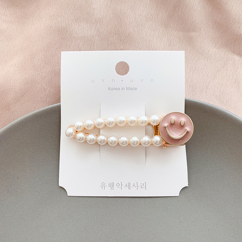 Kẹp Tóc Đính Đá Và Ngọc Trai Phong Cách Thời Trang Hàn Quốc Cho Nữ