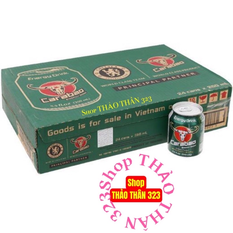 Nước Tăng Lực Carabao Cup Trâu Xanh Thái Lan 🇹🇭