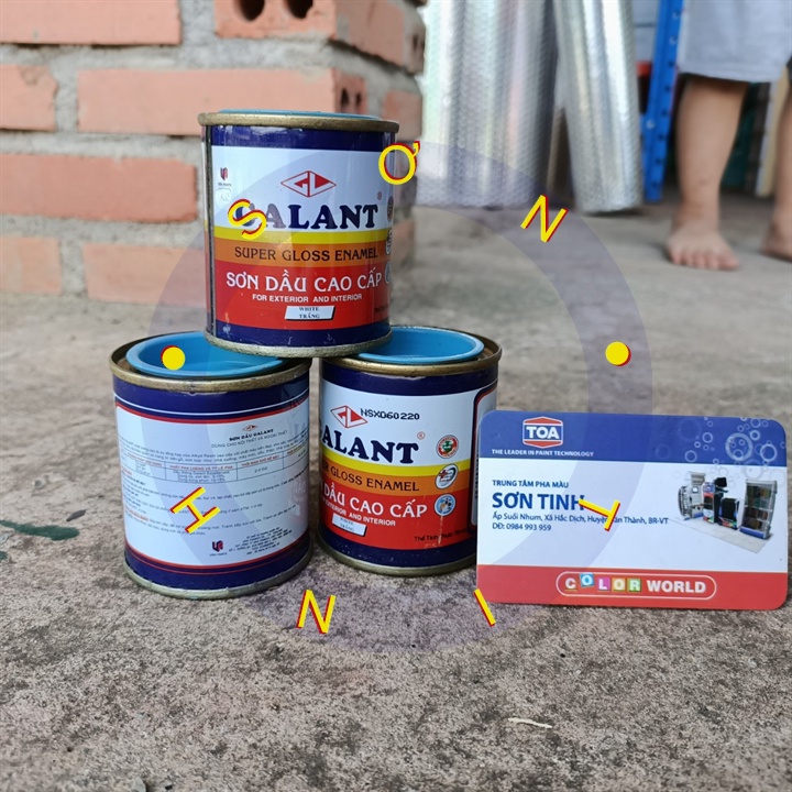 SƠN DẦU GALANT MÀU XANH LAM 70 ML