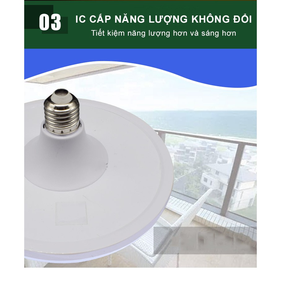 [GiáSốc]Đèn LED đĩa bay 18W siêu sáng, siêu tiết kiệm điện năng giá rẻ tại TPHCM