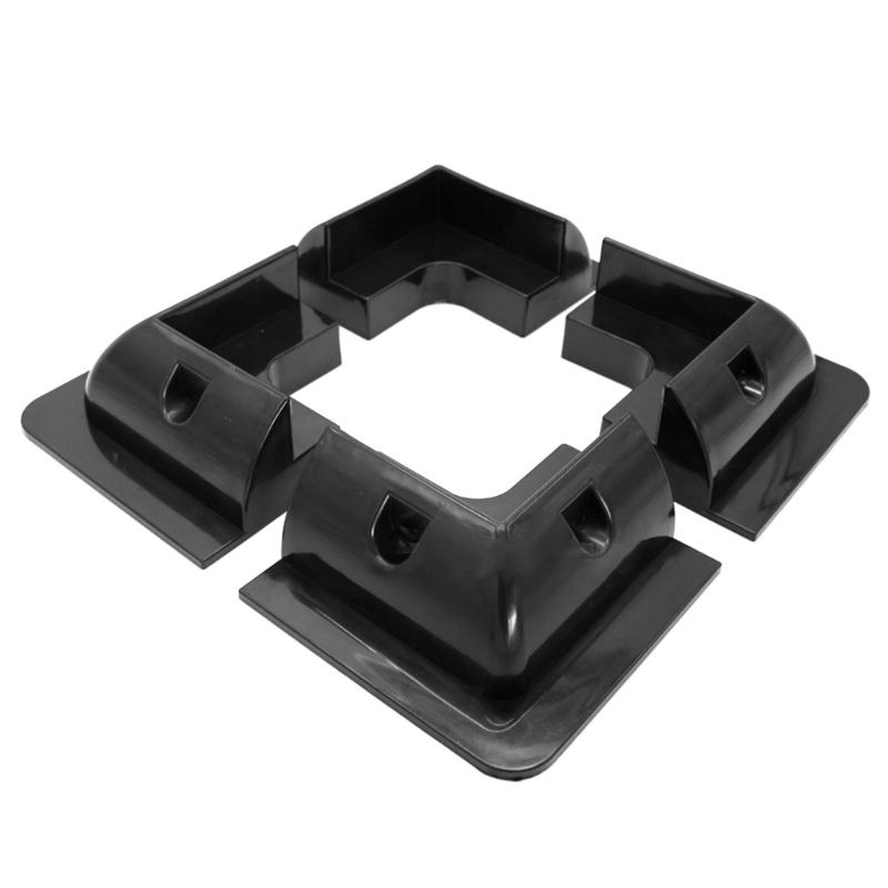 Bộ 4 Giá Đỡ Tấm Pin Năng Lượng Mặt Trời Bằng ABS Siêu Bền Tiện Dụng Cho Xe Caravans RV