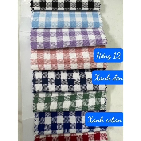 Vải Caro mềm, giãn nhẹ