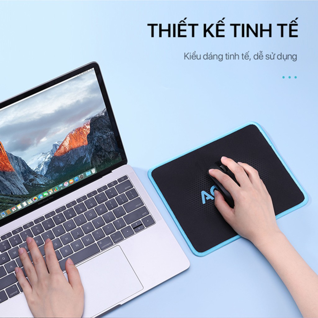 Miếng Lót Chuột ACOME AMP01 Kích Thước 22 x 18 cm Chất liệu Vải + Cao Su | BigBuy360 - bigbuy360.vn