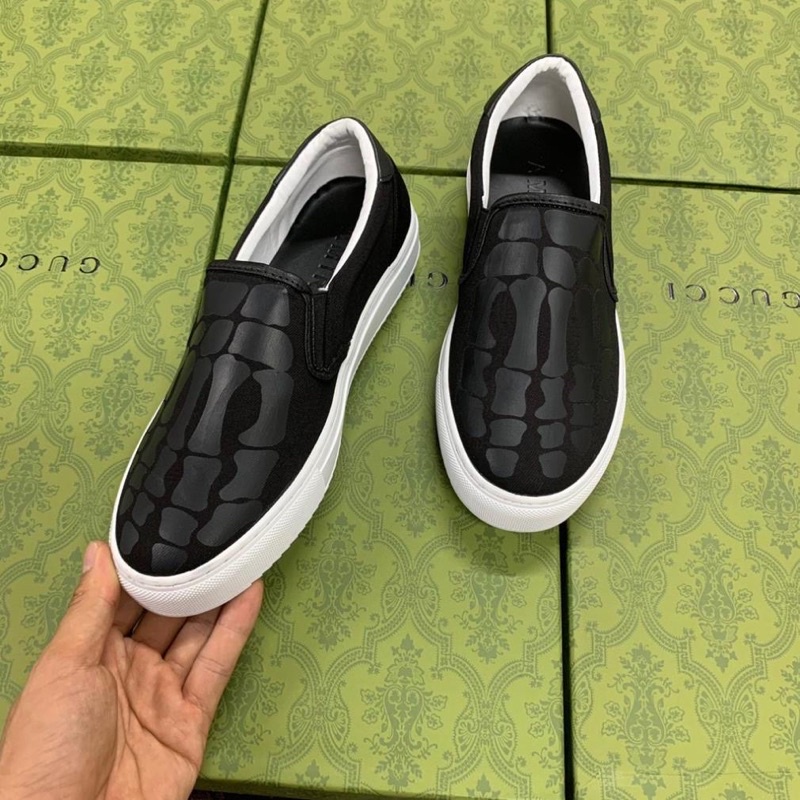 Giày Slipon-Giày Lười Nam Xương in Hình Bàn Tay full size 38-43