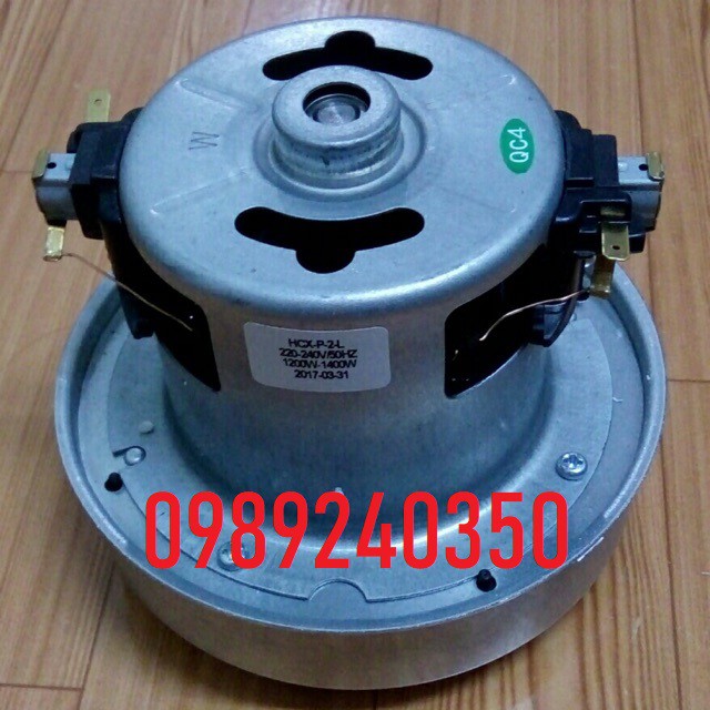 Motor mô tơ động cơ máy hút bụi 1400W, ĐK bầu 13cm
