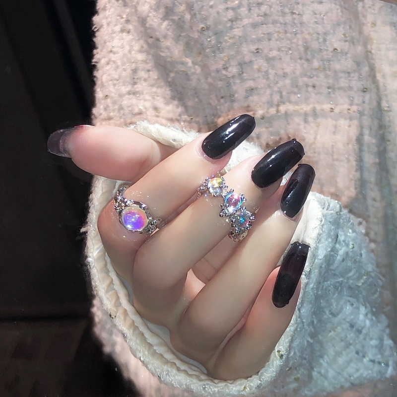 Nhẫn Hở Đính Đá Quý Nhân Tạo Phong Cách Thời Trang Hàn Quốc 19A1656