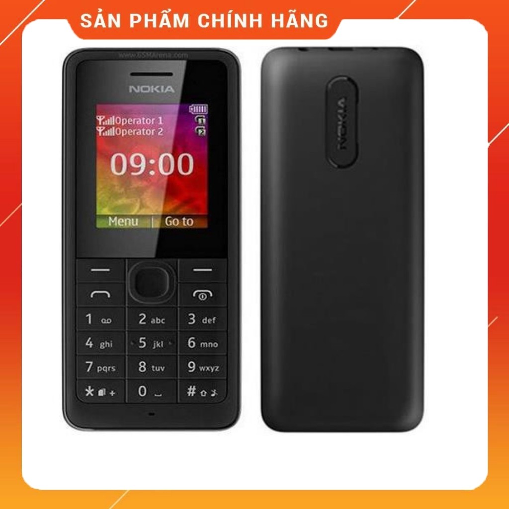 [Mã ELFLASH3 hoàn 10K xu đơn 20K] ĐIỆN THOẠI NOKIA 107 Chính Hãng- Kèm Pin Sạc